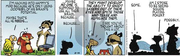 Over the Hedge on Tuesday August 19, 2014 Comic Strip