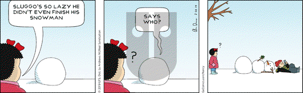 Nancy on Wednesday February 20, 2019 Comic Strip