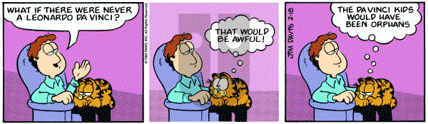 Garfield on Saturday February 18, 1984 Comic Strip