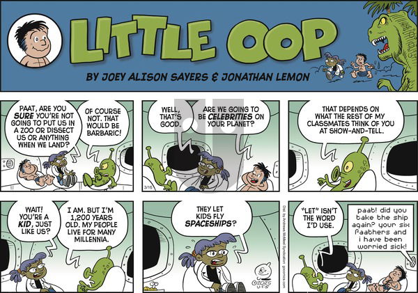 Alley Oop on Sunday March 16, 2025 Comic Strip
