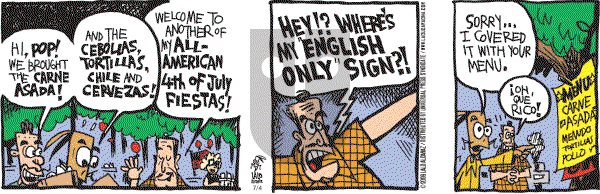 La Cucaracha on Tuesday July 4, 2006 Comic Strip