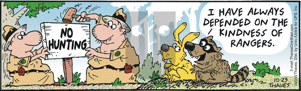 Frank and Ernest on Wednesday October 23, 2013 Comic Strip