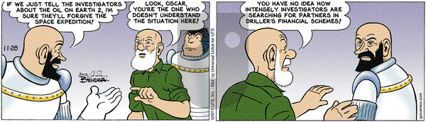 Alley Oop on Monday November 28, 2011 Comic Strip