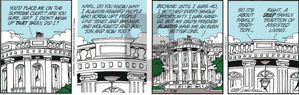 Doonesbury on Friday July 29, 2005 Comic Strip