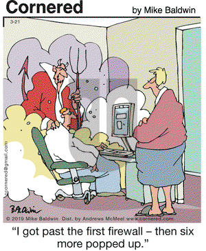 Cornered on Thursday March 21, 2019 Comic Strip