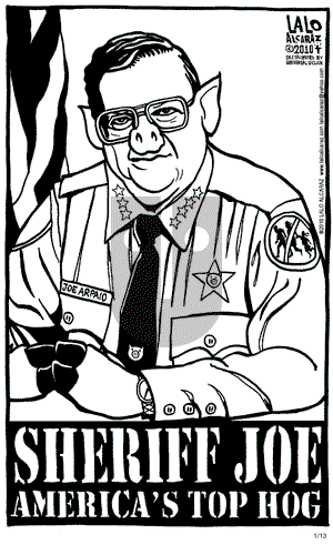 Lalo Alcaraz on Wednesday January 13, 2010 Comic Strip