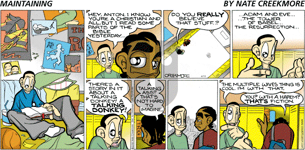 Maintaining on Sunday April 13, 2008 Comic Strip