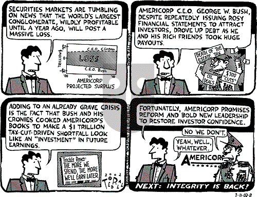Ted Rall on Saturday July 13, 2002 Comic Strip