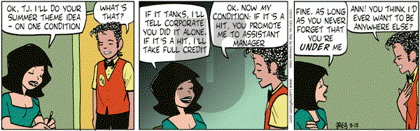 Luann on Saturday August 18, 2012 Comic Strip