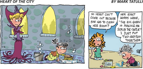 Heart of the City on Sunday November 6, 2016 Comic Strip