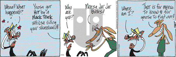 The Knight Life on Monday May 26, 2014 Comic Strip