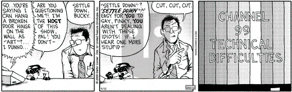 Get Fuzzy on Tuesday September 12, 2000 Comic Strip