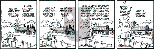 Doonesbury on Monday January 6, 1975 Comic Strip