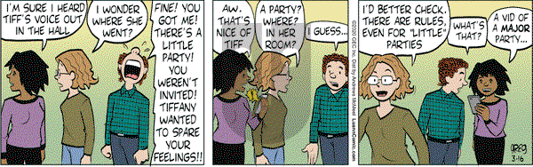 Luann - Monday March 16, 2020 Comic Strip