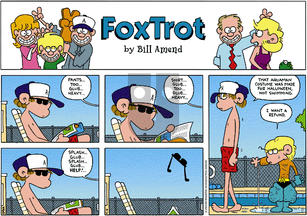 FoxTrot - Sunday August 10, 2003 Comic Strip