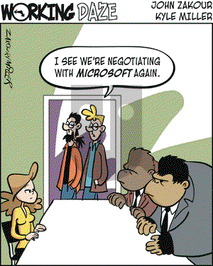 Working Daze on Thursday October 12, 2006 Comic Strip