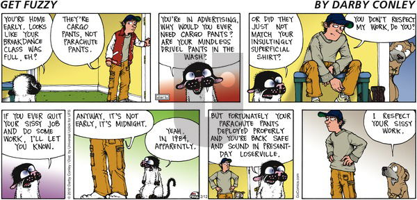 Get Fuzzy - Sunday February 12, 2012 Comic Strip