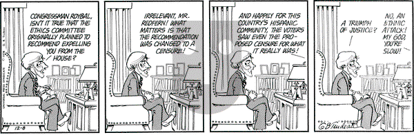 Doonesbury on Friday December 8, 1978 Comic Strip
