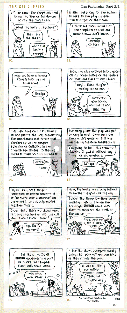 Mexikid Stories on Friday December 16, 2022 Comic Strip