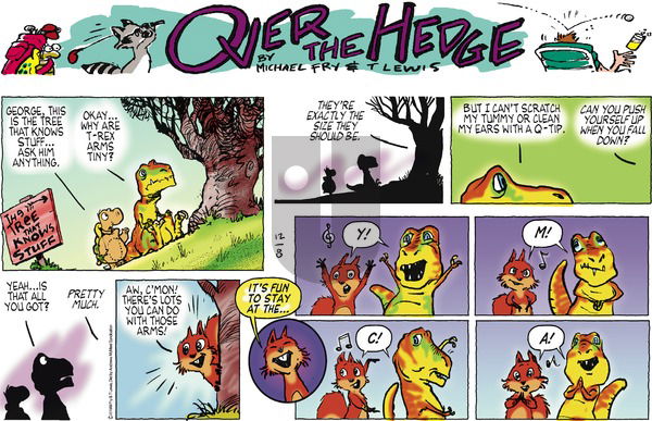 Over the Hedge on Sunday December 8, 2019 Comic Strip