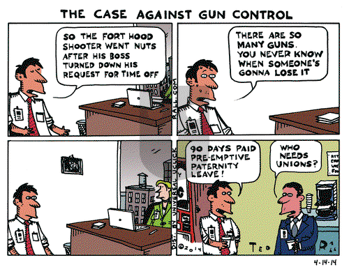 Ted Rall on Monday April 14, 2014 Comic Strip