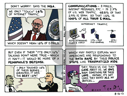 Ted Rall on Friday August 16, 2013 Comic Strip