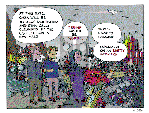 Ted Rall - Monday April 15, 2024 Comic Strip