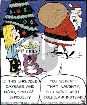 Brevity on Friday December 8, 2017 Comic Strip