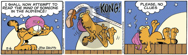 Garfield - Tuesday February 6, 2007 Comic Strip