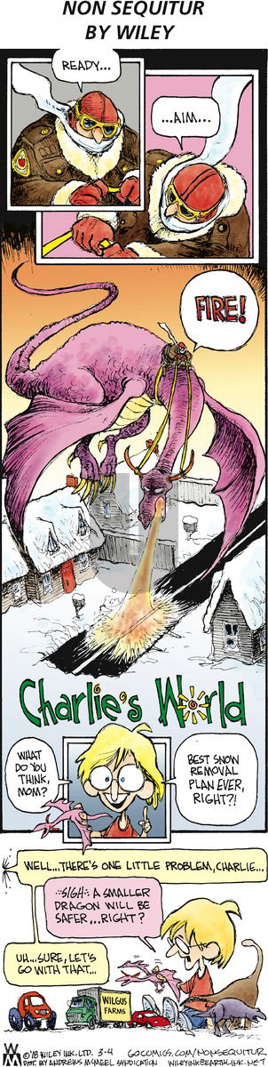 Non Sequitur on Sunday March 4, 2018 Comic Strip