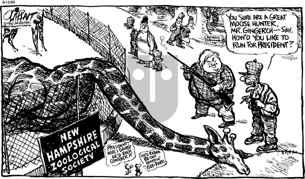 Pat Oliphant - Monday June 12, 1995 Comic Strip