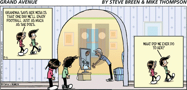 Grand Avenue on Sunday November 6, 2011 Comic Strip