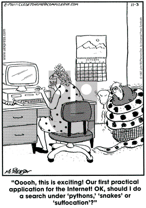 Close to Home on Monday November 3, 1997 Comic Strip