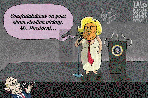 Lalo Alcaraz on Wednesday March 21, 2018 Comic Strip
