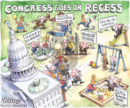 Matt Wuerker - Friday August 2, 2013 Comic Strip