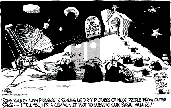 Pat Oliphant - Monday June 20, 1983 Comic Strip