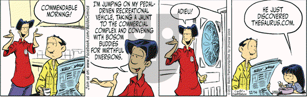 Baldo on Tuesday December 14, 2010 Comic Strip