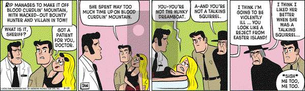 Rip Haywire on Friday March 19, 2021 Comic Strip