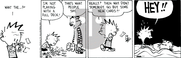 Calvin and Hobbes - Saturday January 1, 1994 Comic Strip