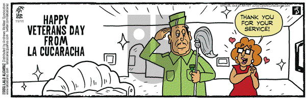 La Cucaracha - Thursday November 11, 2021 Comic Strip