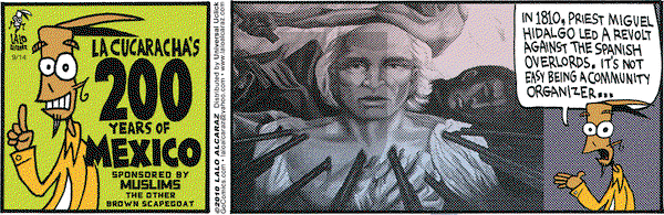 La Cucaracha on Tuesday September 14, 2010 Comic Strip