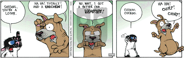 Get Fuzzy on Monday October 25, 2010 Comic Strip