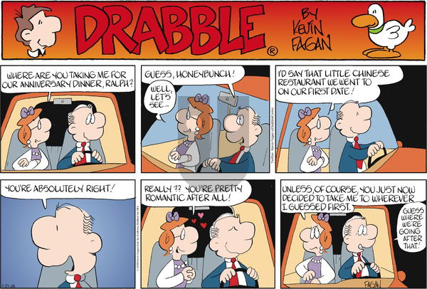Drabble on Sunday January 21, 2018 Comic Strip