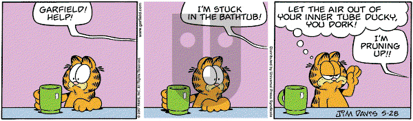 Garfield on Monday May 28, 2007 Comic Strip