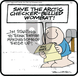 Ziggy on Saturday July 2, 2016 Comic Strip