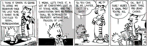 Calvin and Hobbes on Friday December 12, 2014 Comic Strip