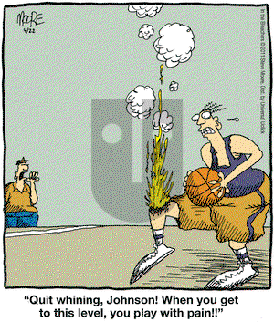 In the Bleachers on Friday April 22, 2011 Comic Strip