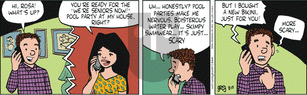 Luann on Monday August 19, 2013 Comic Strip