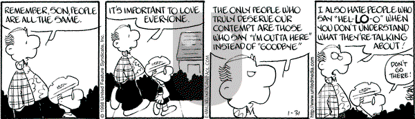 Drabble on Saturday January 31, 1998 Comic Strip