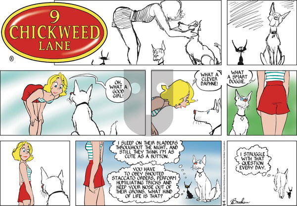 9 Chickweed Lane on Sunday August 6, 2017 Comic Strip